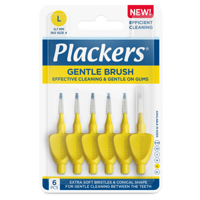 Plackers Gentle Brush L 0.7 mm hammasväliharja 6 kpl kuva 3