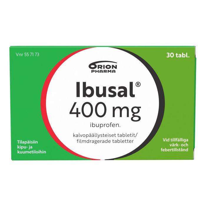 IBUSAL tabletti, kalvopäällysteinen 400 mg 30 fol kuva 9