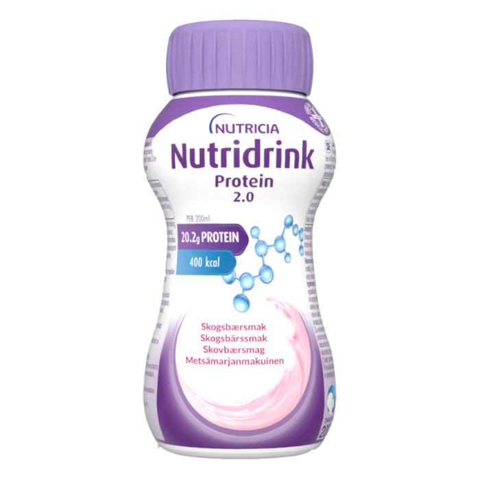 Nutridrink Protein 2.0 metsämarja 4X200 ml kuva 4