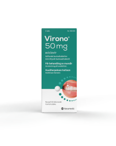 VIRONO bukkaalitabletti, kiinnittyvä 50 mg 1 fol