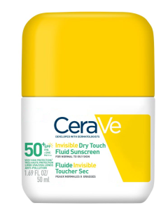 CeraVe Invisible Dry Touch Fluid SPF50+ aurinkosuojavoide kasvoille​ 50 ml