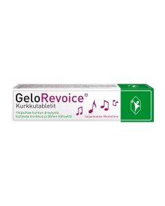 GeloRevoice Kurkkutabletti Seljankukka-Mentoliton 20 kpl