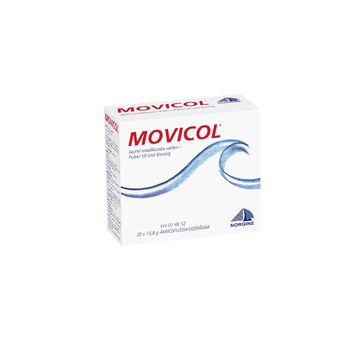 MOVICOL jauhe oraaliliuosta varten, annospussi 20 kpl