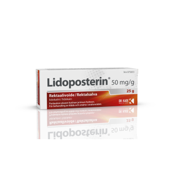 LIDOPOSTERIN rektaalivoide 50 mg/g asetin 25 g