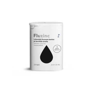 Apteq Fluzinc salmiakki 24 tabl