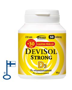 Devisol Strong 50 mikrog imeskelytabl 230 kpl