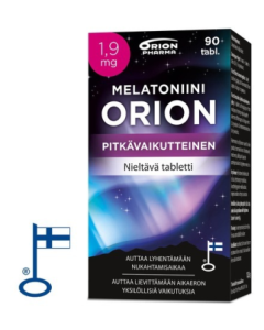 Melatoniini Orion 1,9 mg pitkävaikutteinen 90 tabl