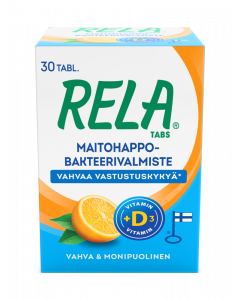Rela Tabs Appelsiini + D3 30 tabl
