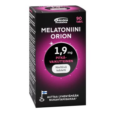 Melatoniini Orion 1,9 mg pitkävaikutteinen 90 tabl