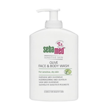 Sebamed Olive Face&Body wash pesuneste pumppupullo 300 ml