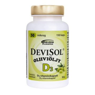 Devisol Oliiviöljy 50 mikrog 150 kaps