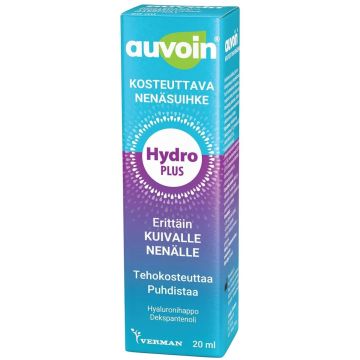 Auvoin Hydro Plus kosteuttava nenäsuihke 20 ml