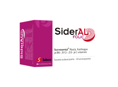 SiderAL Folic 30 mg 20 kpl