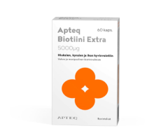 Apteq Biotiini Extra 5000 mikrog 60 kaps