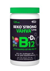 Beko Strong B12 VAHVA 1,5 mg mustikka-karpalo 120 purutabl