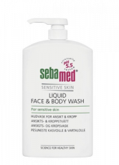 SEBAMED LIQUID FACE&BODY WASH PESUNESTE  PUMPPUPULLO 1000 ML