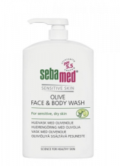 SEBAMED OLIVE FACE&BODY WASH PESUNESTE PUMPPUPULLO 1000 ML
