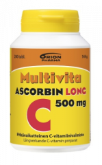 MULTIVITA ASCORBIN LONG 500 MG 200 TABL