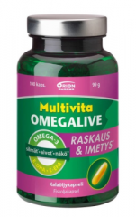 MULTIVITA OMEGALIVE RASKAUS&IMETYS 100 kaps