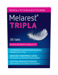Melarest Tripla 1,9 mg melatoniini 30 tabl
