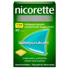 NICORETTE 4 mg lääkepurukumi 30 fol
