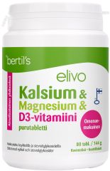Elivo Kalsium-Magnesium-D 80 purutablettia